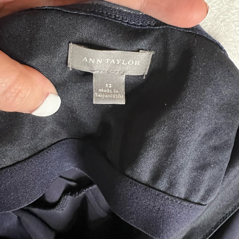 Ann Taylor Strapless Dress in Navy - Picture 4 of 4